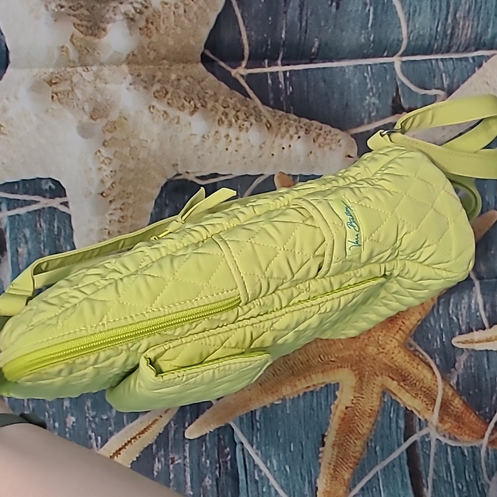 Quilted Lime Vera Bradley Backpack. - image 5
